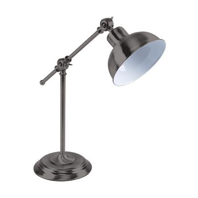 Domus Tinley Desk Table Lamp Antique Chrome/ Antique Brass/ Antique Copper 240V IP20 - 22525, 22526, 22527