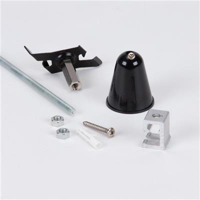 Domus Trak-3 Rod 3 Circuit 1.0M Steel Rod Kit LED Track Light Black / White 240V - 22182, 22183 - Domus Lighting