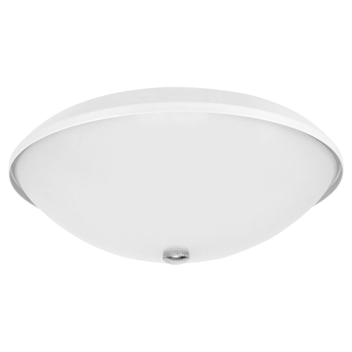 Brilliant Pacifica-II 22724/05 white oyster-style E27 ceiling fan light kit