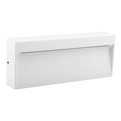Domus Zeke-8 Rectangular Surface Mounted LED Exterior Step Lights 3000K 5000K White 8W 240V IP65 - 19716, 19717