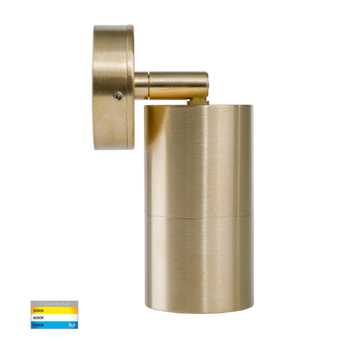 Havit Tivah Single Adjustable Pillar Exterior Wall Lights Tri - Solid Brass 3/5/7W 240V IP65 - HV1255T-HV1257T