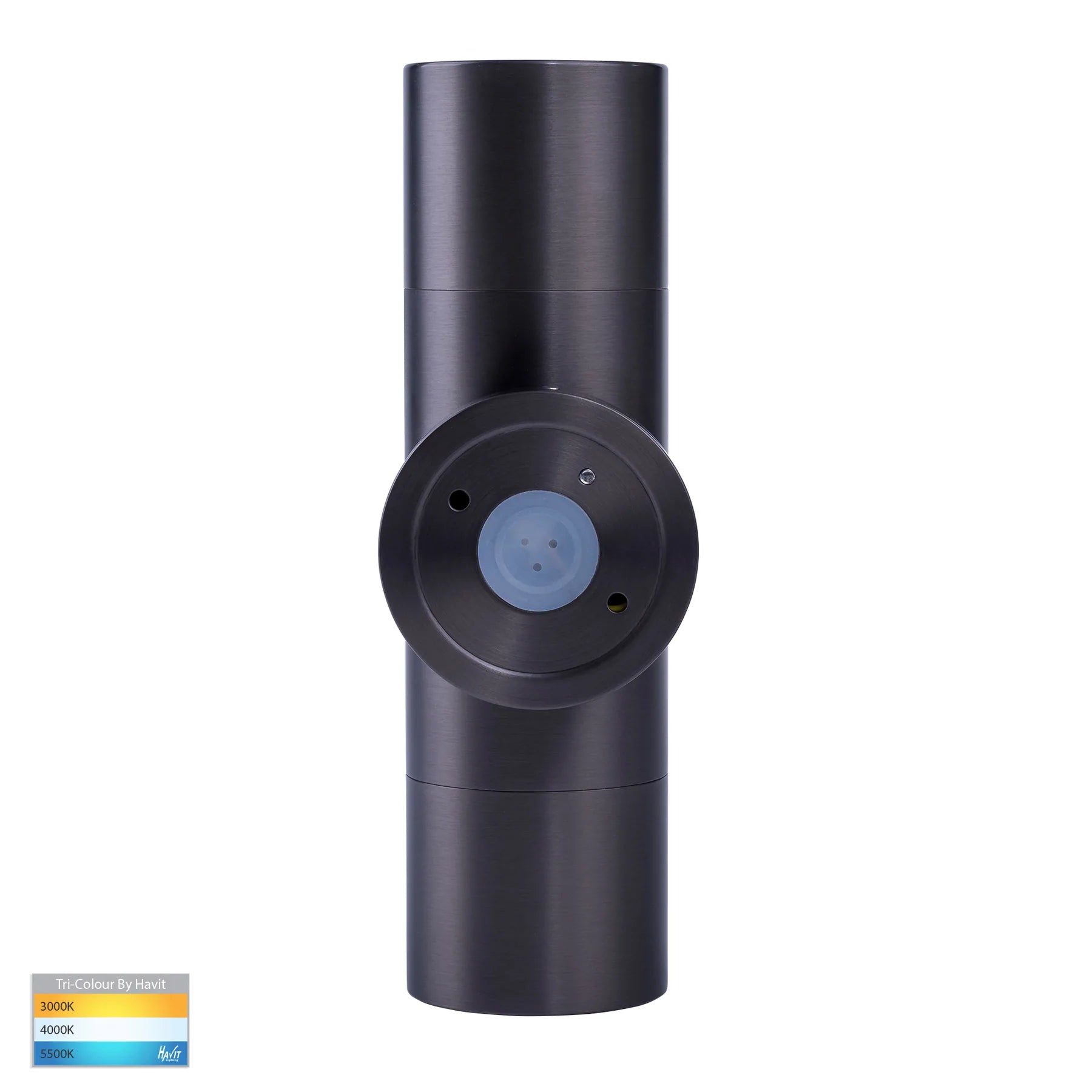 Havit Tivah Up & Down Pillar Exterior Wall Lights Tri - Graphite 2x3/5/7W / 2x5W 12V/240V IP65 - HV1075T-HV1077T