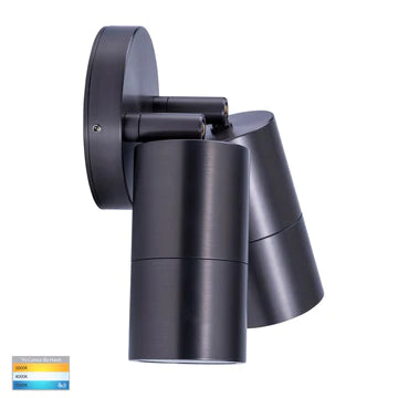 Havit Tivah Double Adjustable Pillar Exterior Wall Lights Tri - Graphite 2x3/5/7W / 2x5W 12V/240V IP65 - HV1375T-HV1377T