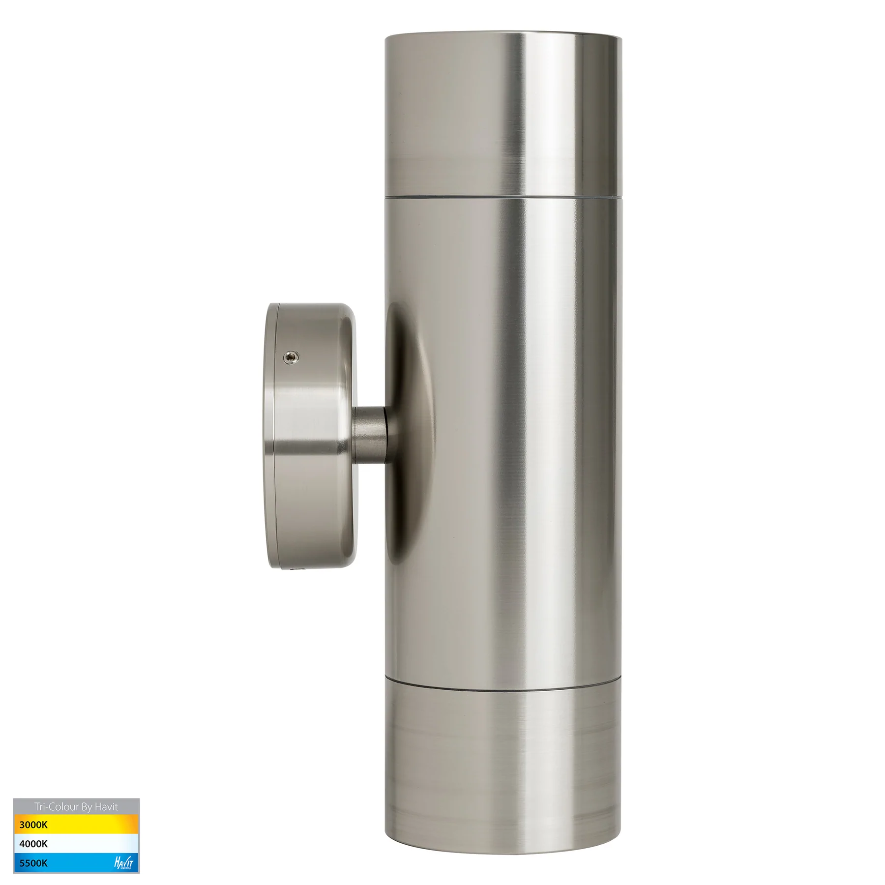 Havit Maxi Tivah Up & Down Pillar Exterior Wall Lights Tri - 316 Stainless Steel 2x12W 240V IP65 - HV1008T - Havit Lighting