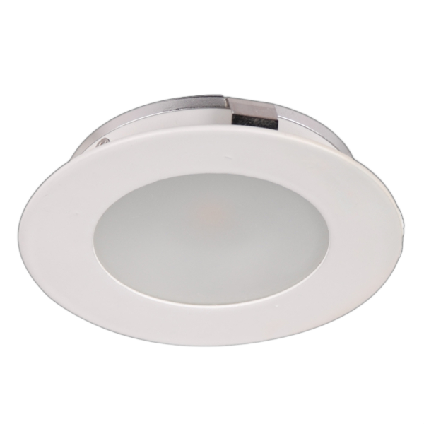 SAL ANOVA Under Bench and Cabinet Recessed LED Downlight Tri - White / Satin Nickel 4W 12V IP20 - S9105