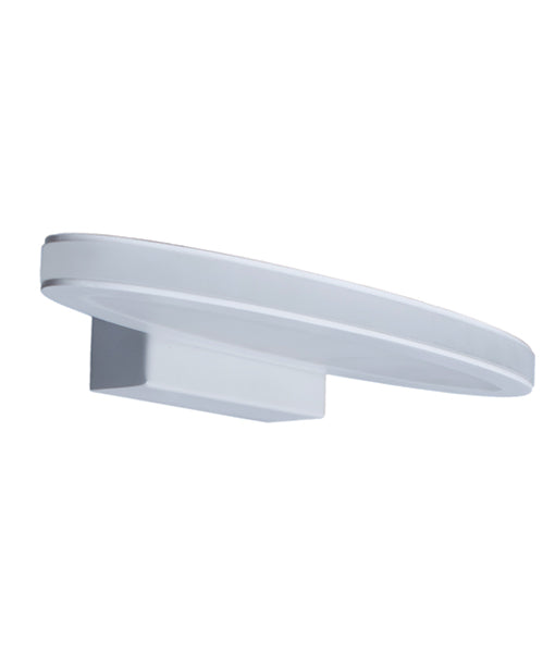 CLA Athens Oval 1 way LED Interior Wall Light 3000K Matt White 6W 220-240V IP20 - ATHENSG2