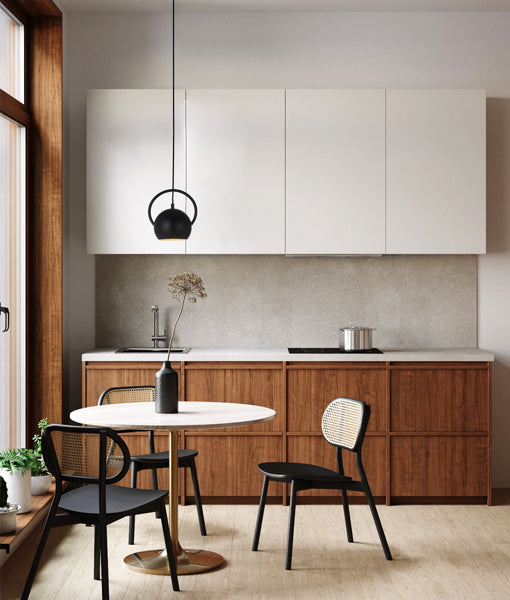 CLA BELLA: Small Dome Shape Interior Pendant Matt White/ Matt Black/ Matt Gold 220-240V - BELLA1, BELLA2, BELLA3