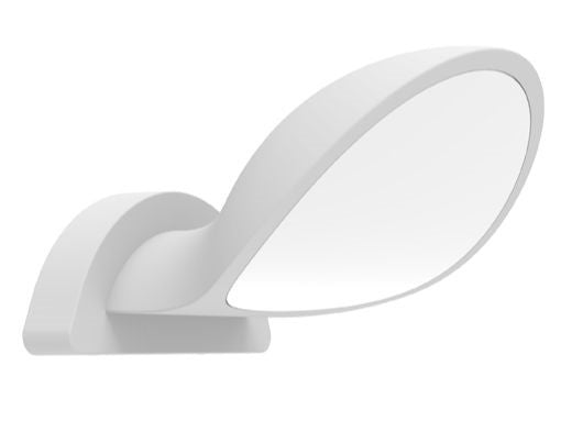 CLA Bocina: Surface Mounted Semicircle LED Exterior Wall Lights 3000K Dark Grey / White 10W 100-240V IP65 - BOCINA