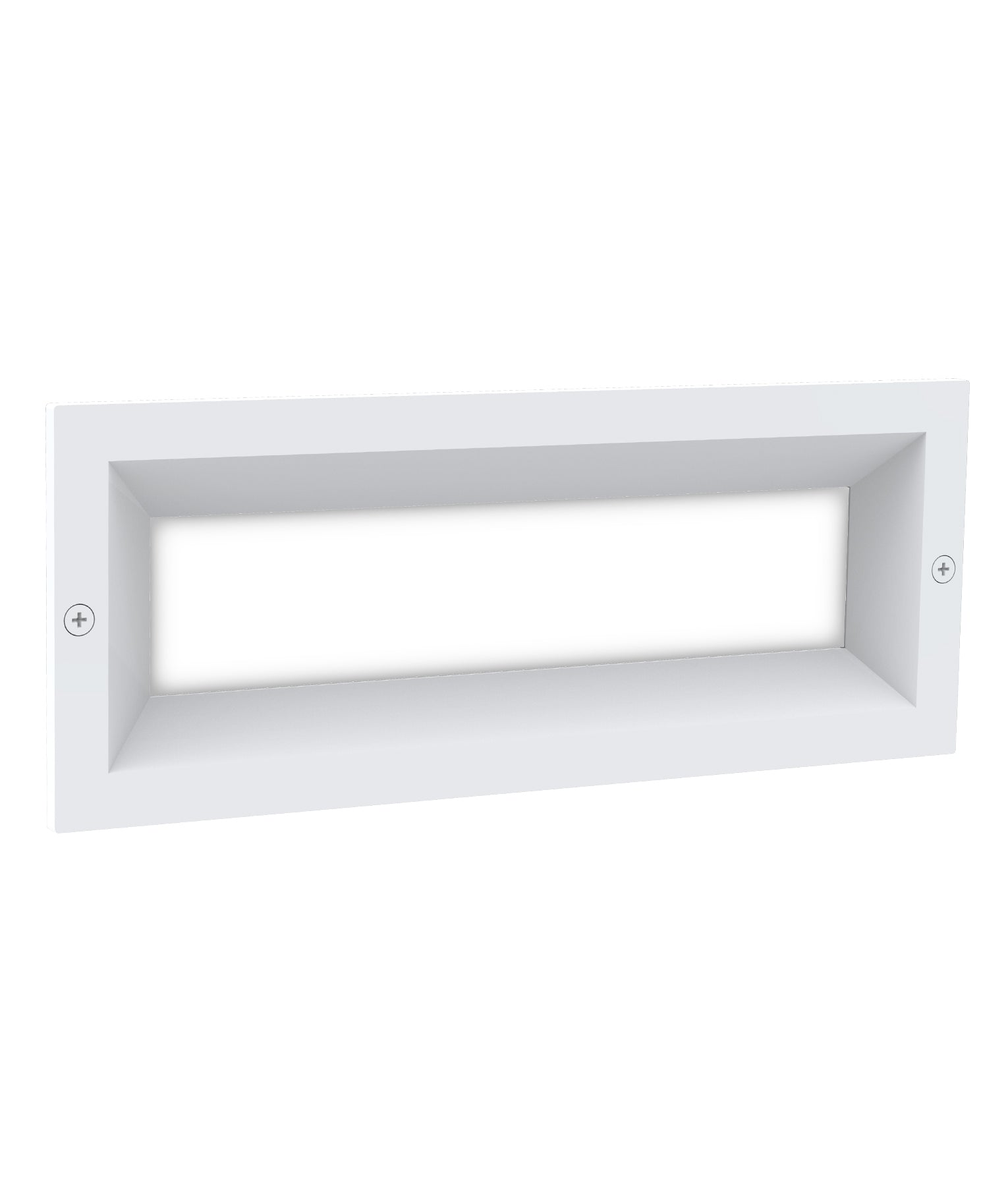 CLA BRICKTRI: LED Recessed Exterior Wall Lights Tri- Dark Grey / Dark Grey Frosted / White / White Frosted 13W 100-240V IP65 - BRICKTRI