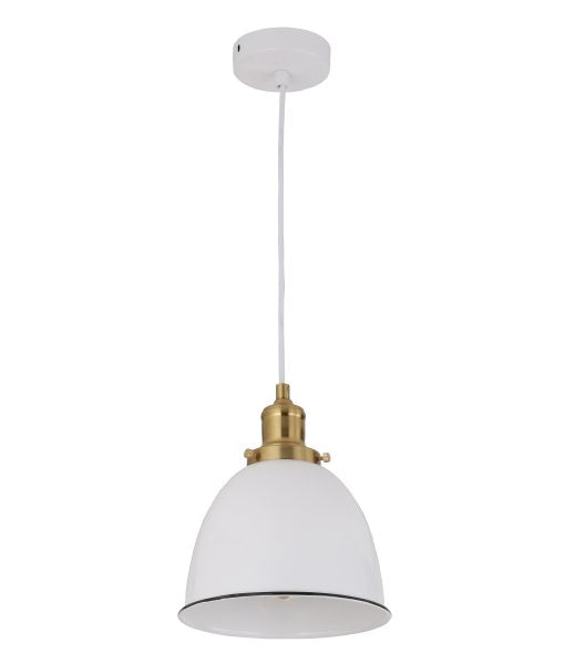 CLA CEREMA: Antique Brass and Black Highlight Interior Pendant Ellipse / Angled Dome / Coolie 220-240V - CEREMA1, CEREMA2, CEREMA3, CEREMA4 CLA Lighting