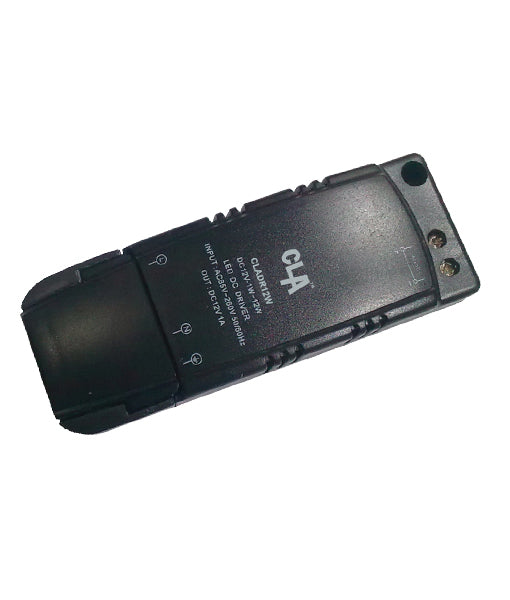 CLA 12V Indoor Constant Voltage Drivers 12W 12V IP20 - CLADR12WFP - CLA Lighting