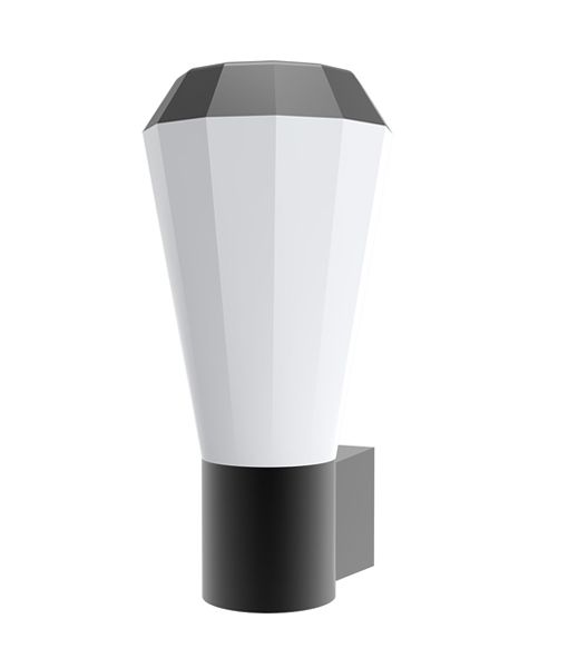 CLA GEB: Bollards & LED Surface Mounted Exterior Wall Lights 3000K Dark Grey 13W 100-240V IP54 - GEB