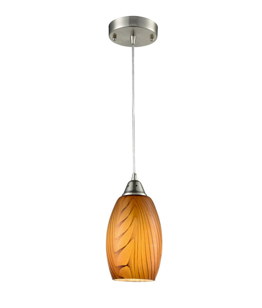 CLA GLAZE: Ellipse Hand Blown Glass Interior Pendant Red / Green / Blue / Amber 220-240V - GLAZE1, GLAZE2, GLAZE3, GLAZE5 - CLA Lighting
