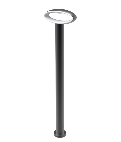CLA HORUS: Bollard Lights & Surface Mounted Exterior Wall Lights 3000K Matt Black 9W 100-240V IP54 - HORUS