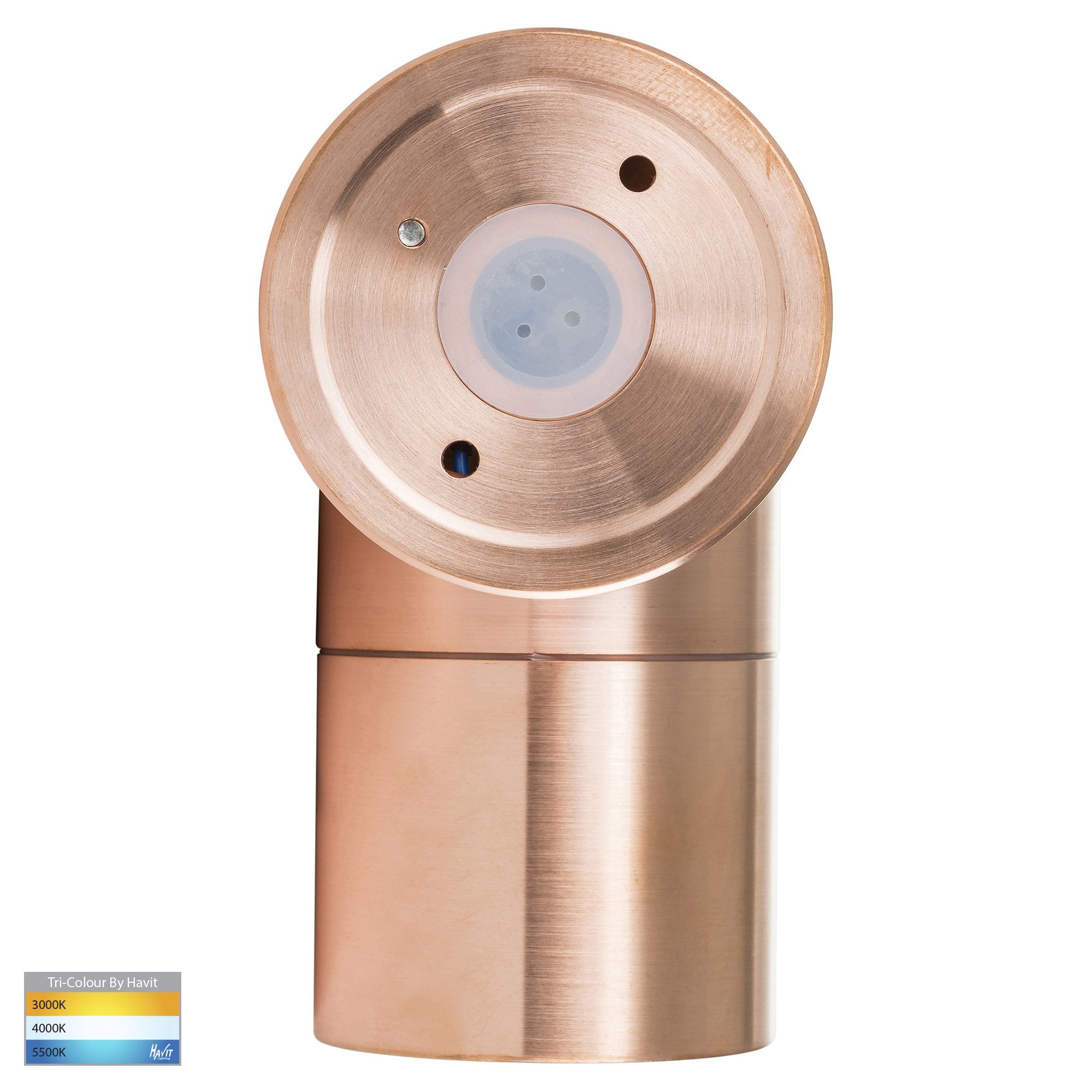 Havit Tivah Fixed Down Pillar Exterior Wall Lights Tri - Solid Copper 3/5/7W / 5W 12V/240V IP65 - HV1115T-HV1117T