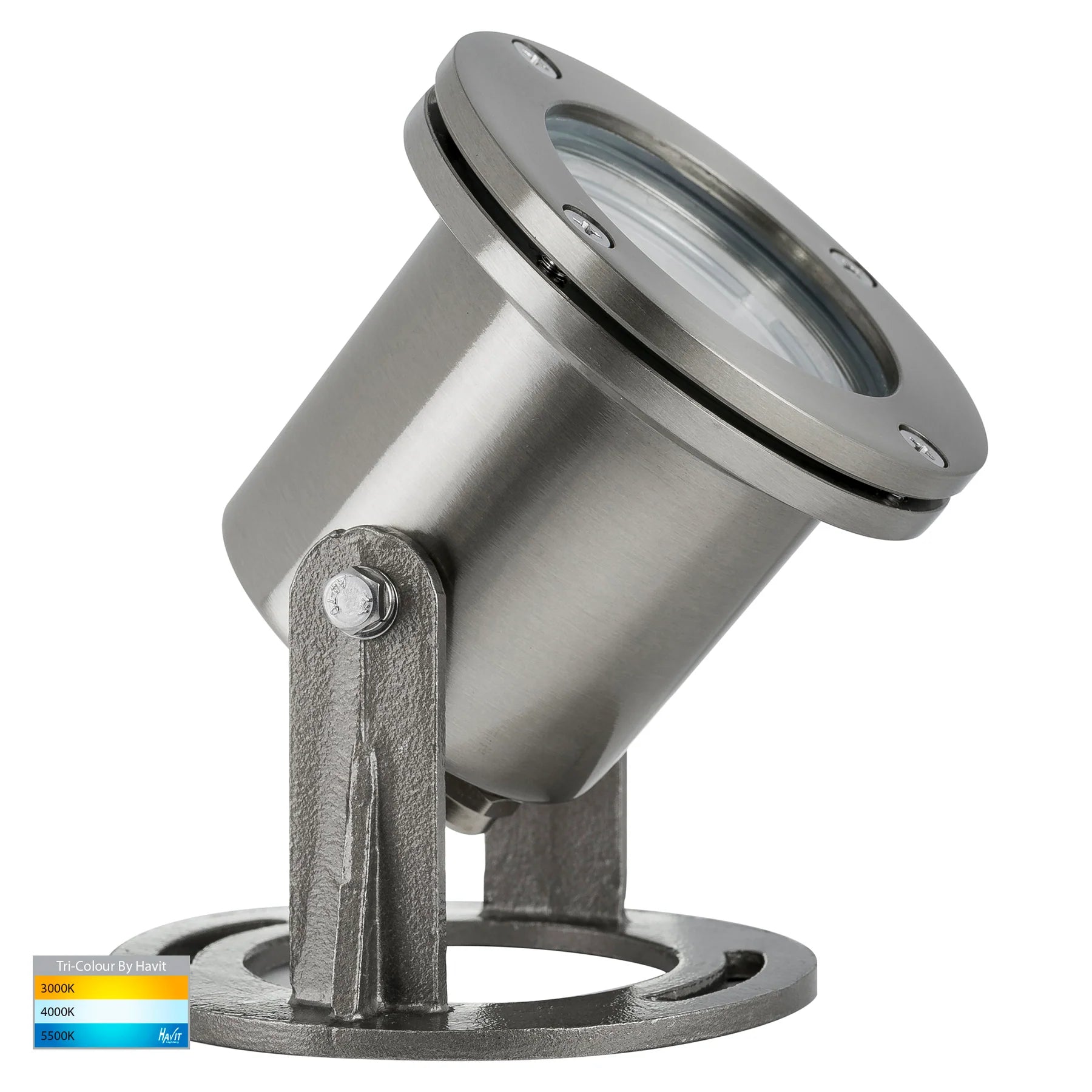 Havit Onder Pond Light Garden Step and Up Light Tri- 316 Stainless Steel 5W 12V IP68 - HV1491T