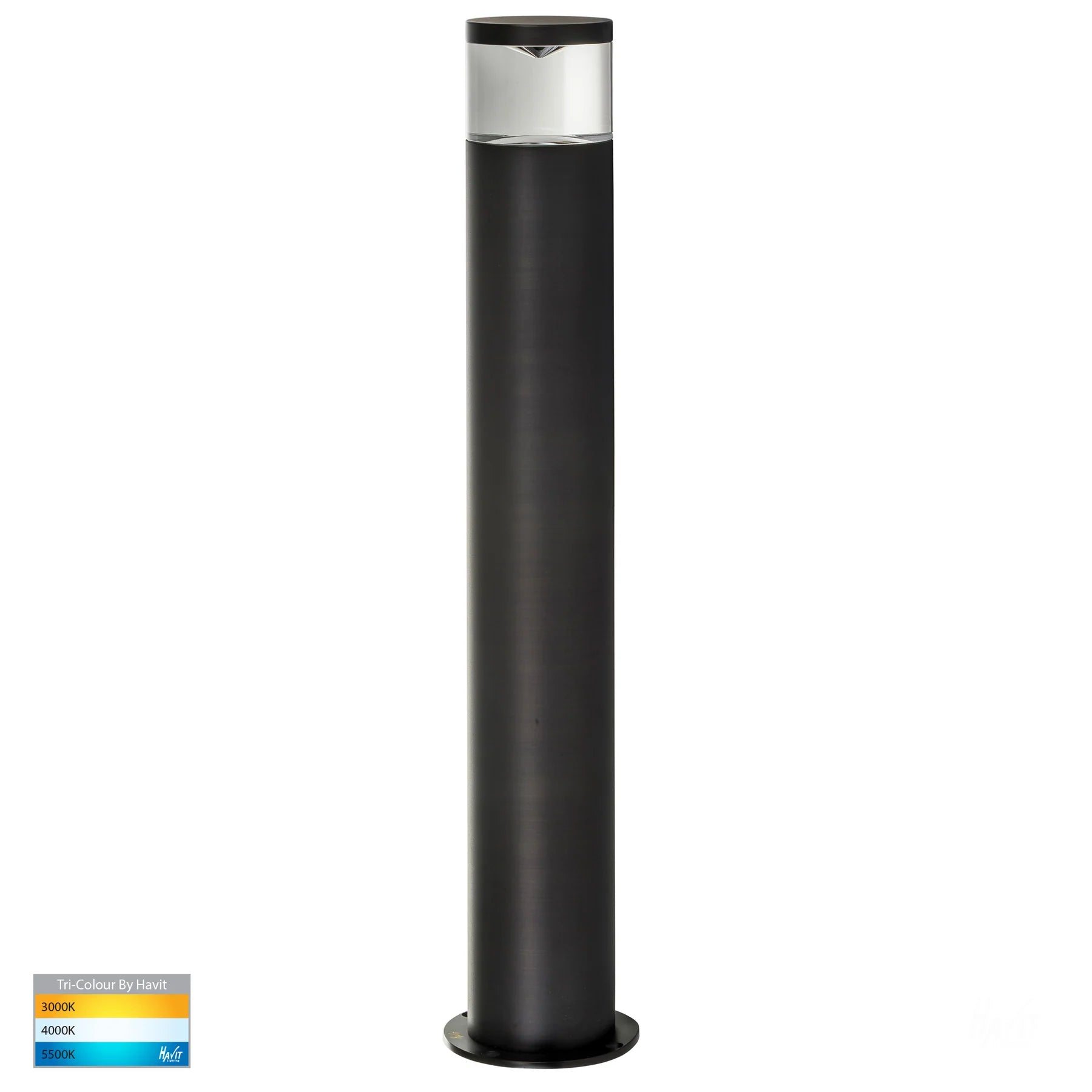 Havit Highlite LED Bollards Tri- Antique Brass 5W 12/240V IP54 - HV1601T-AB, HV1602T-AB