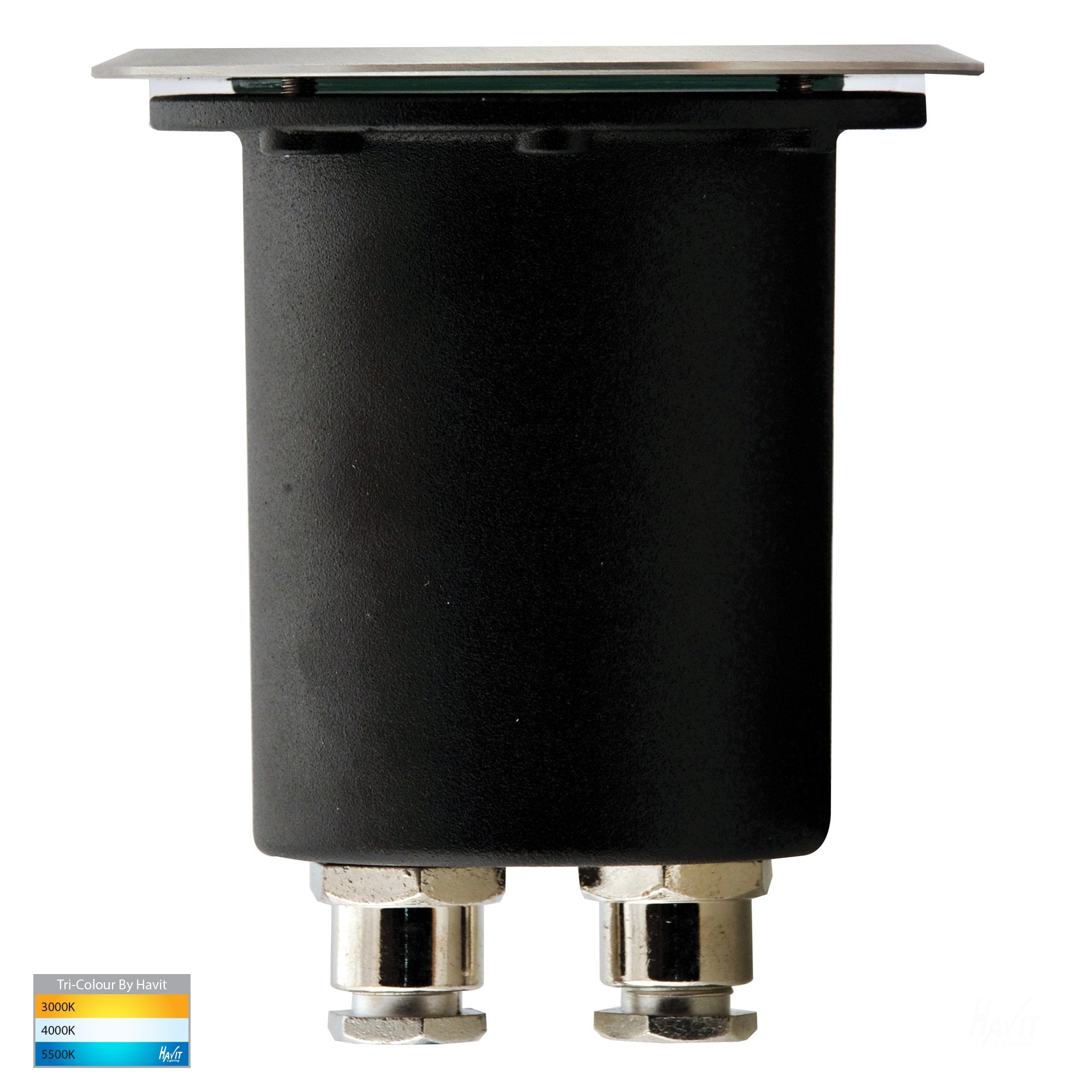 Havit Metro Round Inground Light Garden Step and Up Lights Tri- 316 Stainless Steel 5W 12/240V IP65 - HV1801T - HV1806T