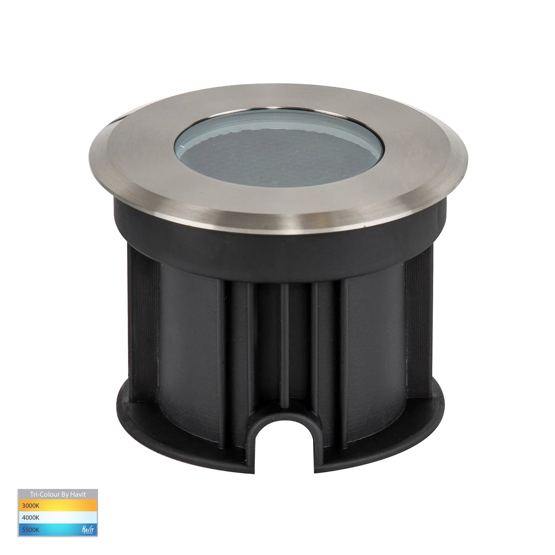 Havit Split 60° Beam Angle Inground Garden Step and Up Lights Tri- 316 Stainless Steel 3W 12V IP67 - HV1841T