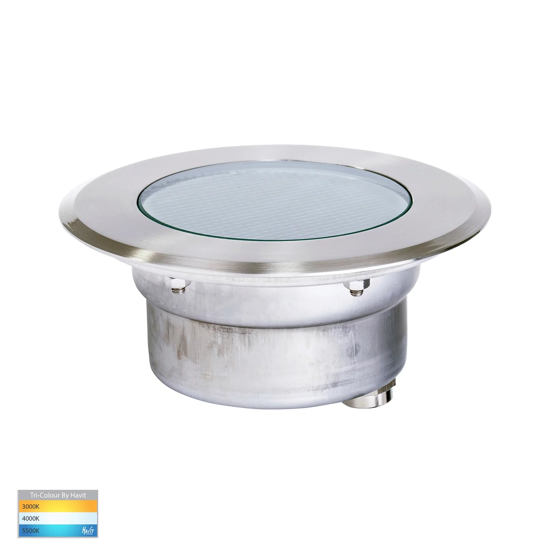 Havit Split 60° Beam Angle Inground Garden Step and Up Lights Tri - 316 Stainless Steel 5W 12V IP67 - HV1842T - Havit Lighting