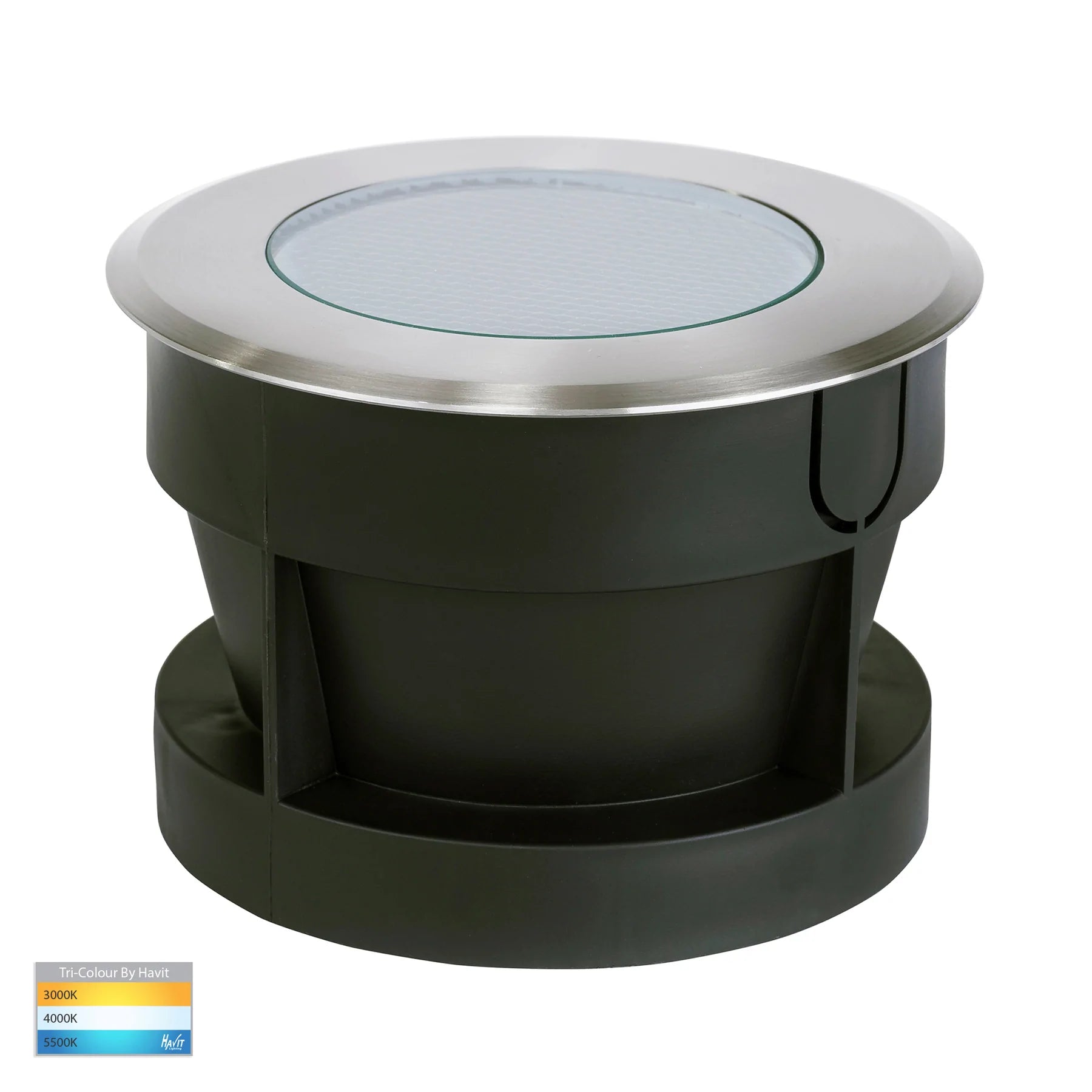 Havit Split 60° Beam Angle Inground Garden Step and Up Lights Tri - 316 Stainless Steel 5W 12V IP67 - HV1842T - Havit Lighting