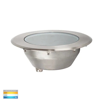 Havit Split 60° Beam Angle Inground Garden Step and Up Lights Tri - 316 Stainless Steel Marine Grade 12W 12V IP67 - HV1843T- Havit Lighting