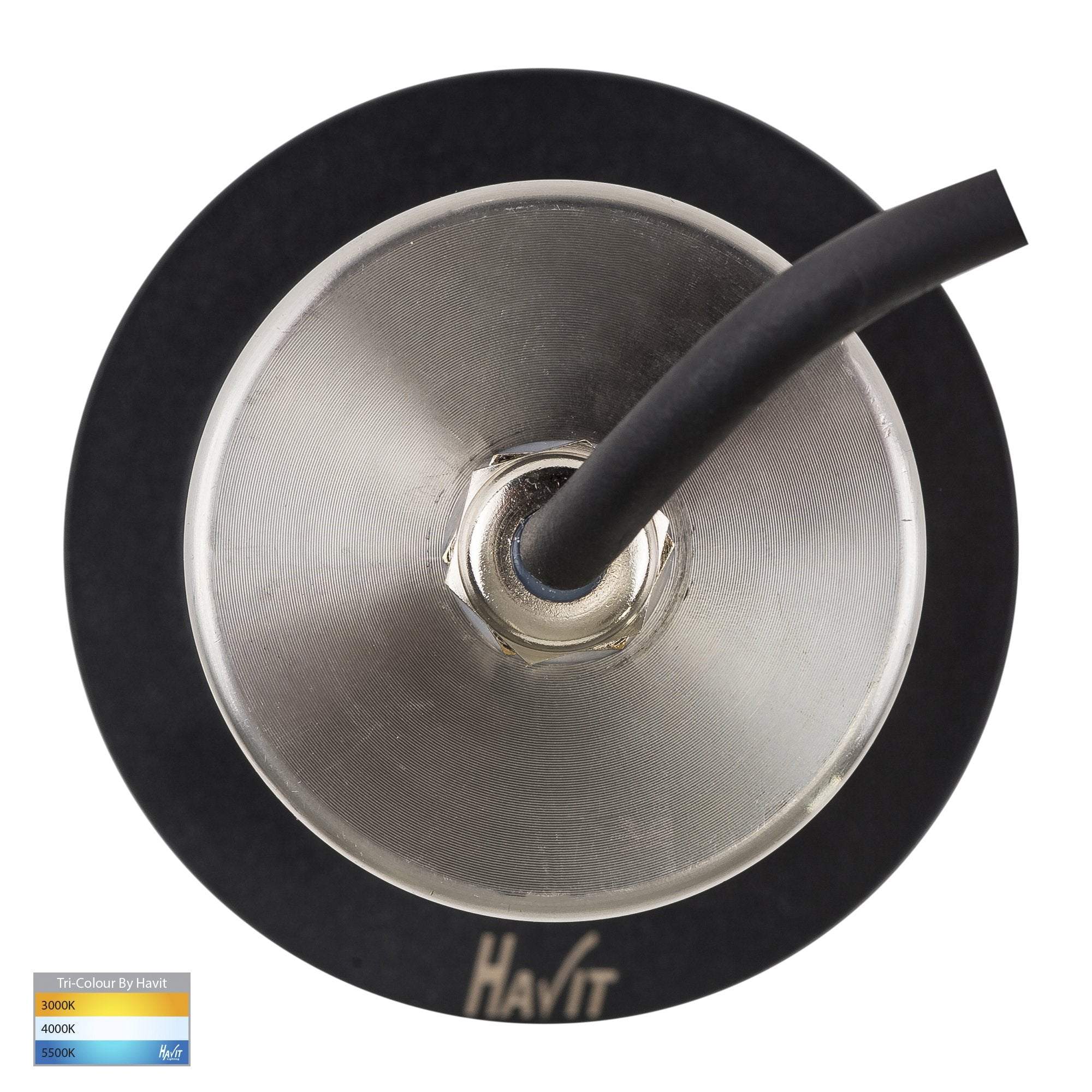 Havit Ollo With Eyelid Garden Step and Up Lights Tri- Black 5W 12V IP65 - HV19012T-BLK