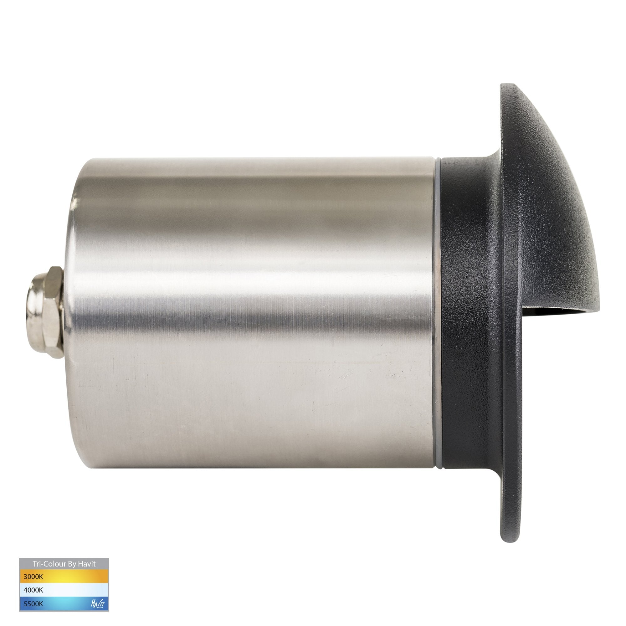 Havit Ollo With Eyelid Garden Step and Up Lights Tri- Black 5W 12V IP65 - HV19012T-BLK