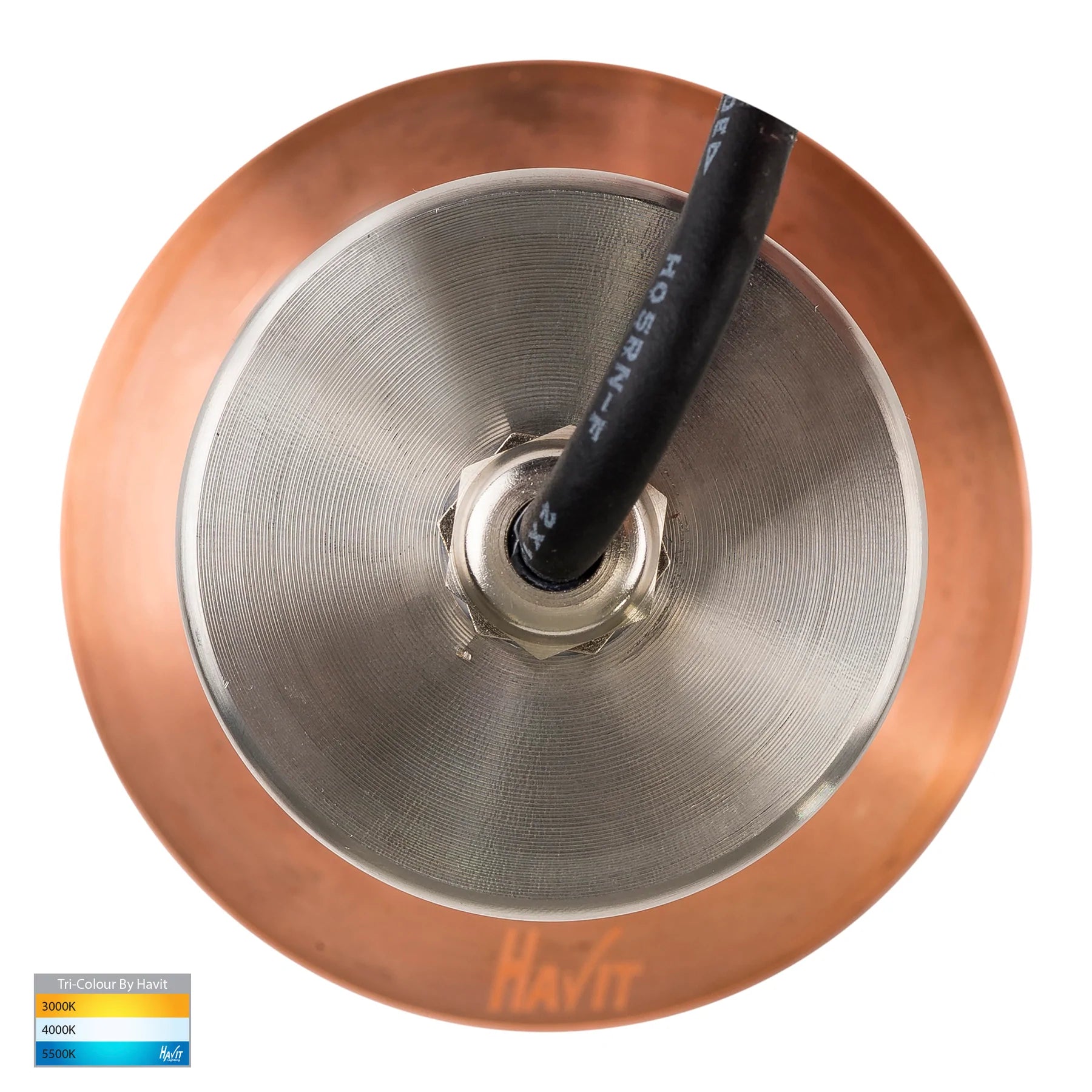 Havit Ollo With Eyelid Garden Step and Up Lights Tri - Copper 5W 12V IP65 - HV19012T-CP- Havit Lighting