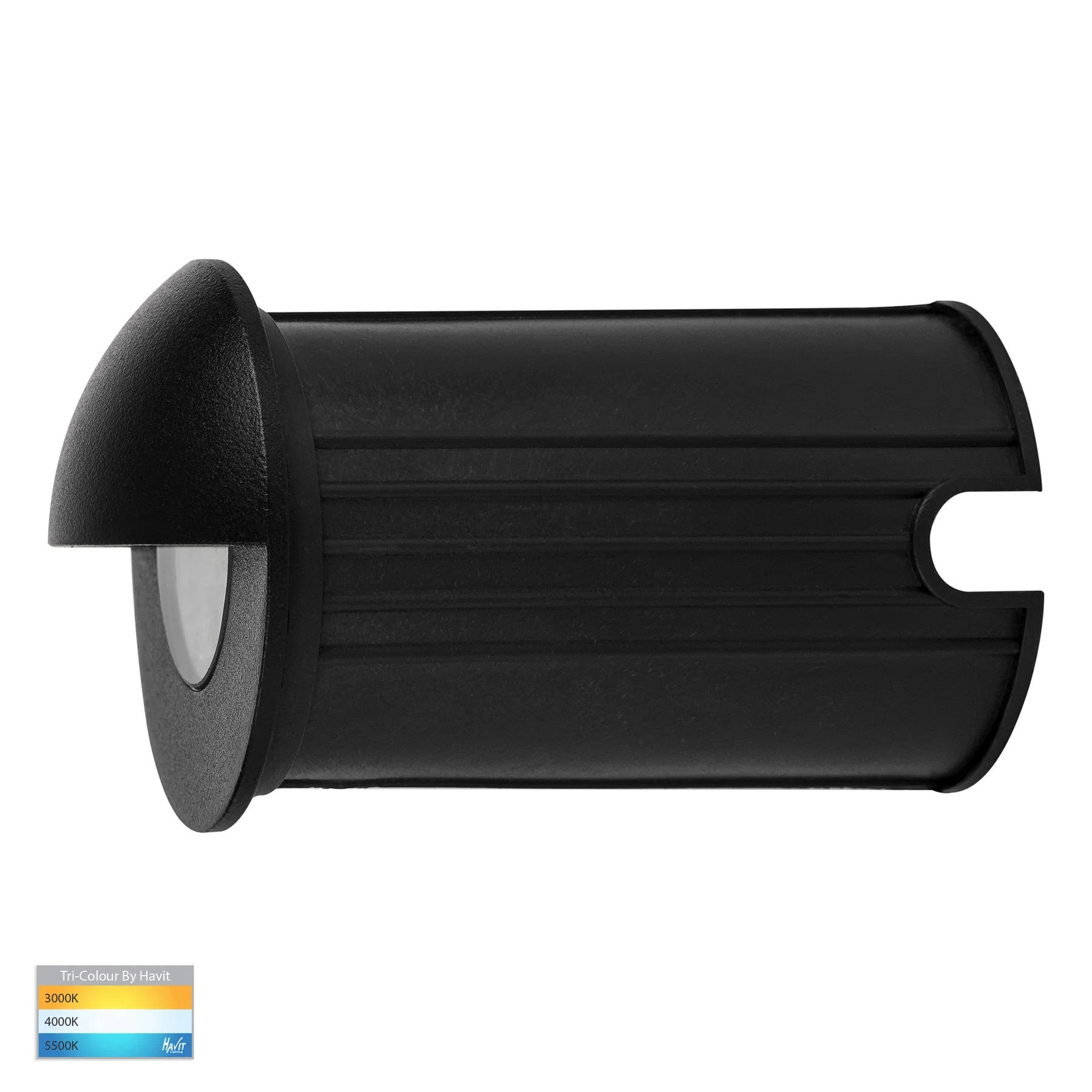 Havit Elite with Eyelid Garden Step and Up Lights Tri - Black 5W 12V IP65 - HV2884T-BLK-12V Havit Lighting