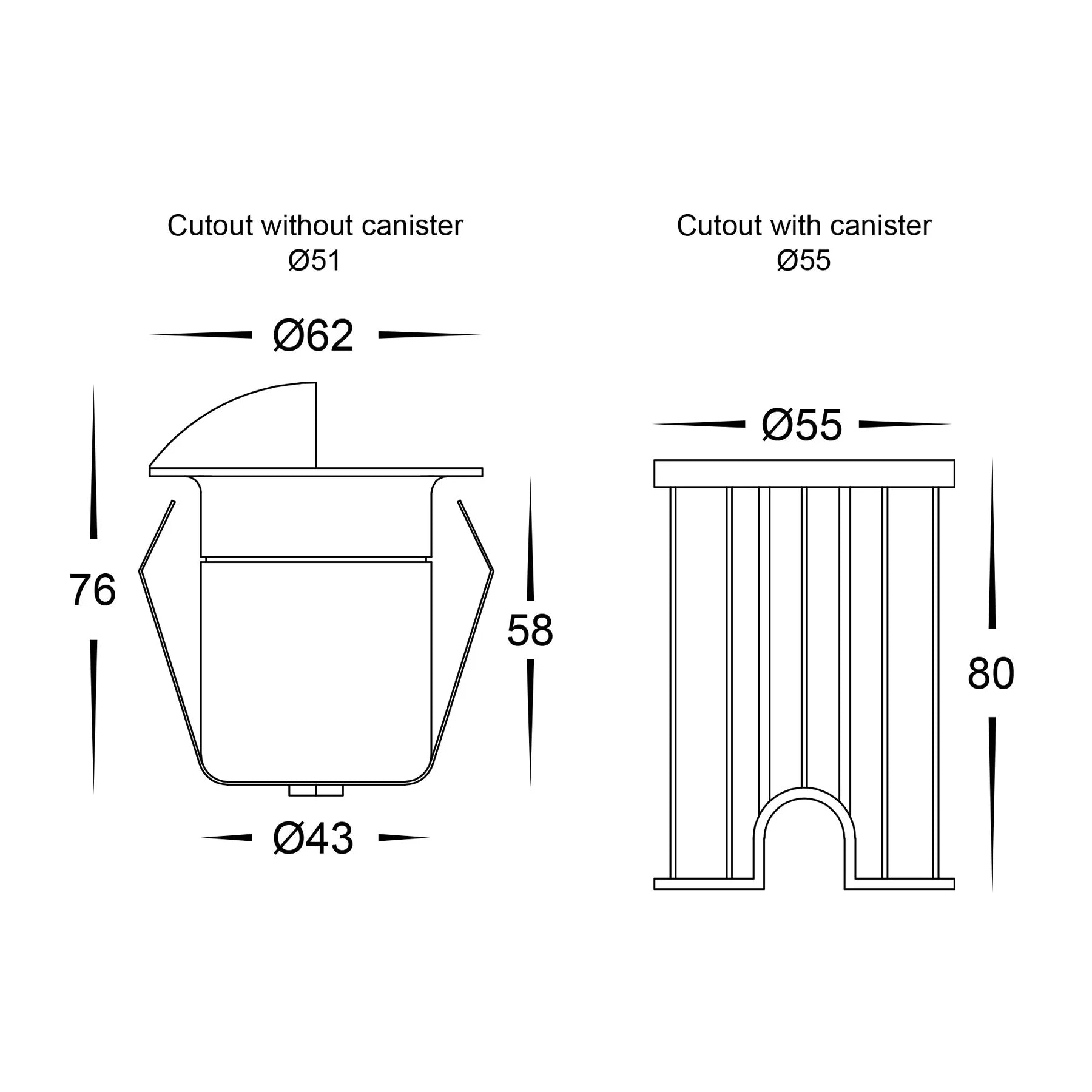 Havit Elite with Eyelid Garden Step and Up Lights Tri - Silver Aluminium 5W 12V IP65 - HV2884T-SLV-12V - Havit Lighting