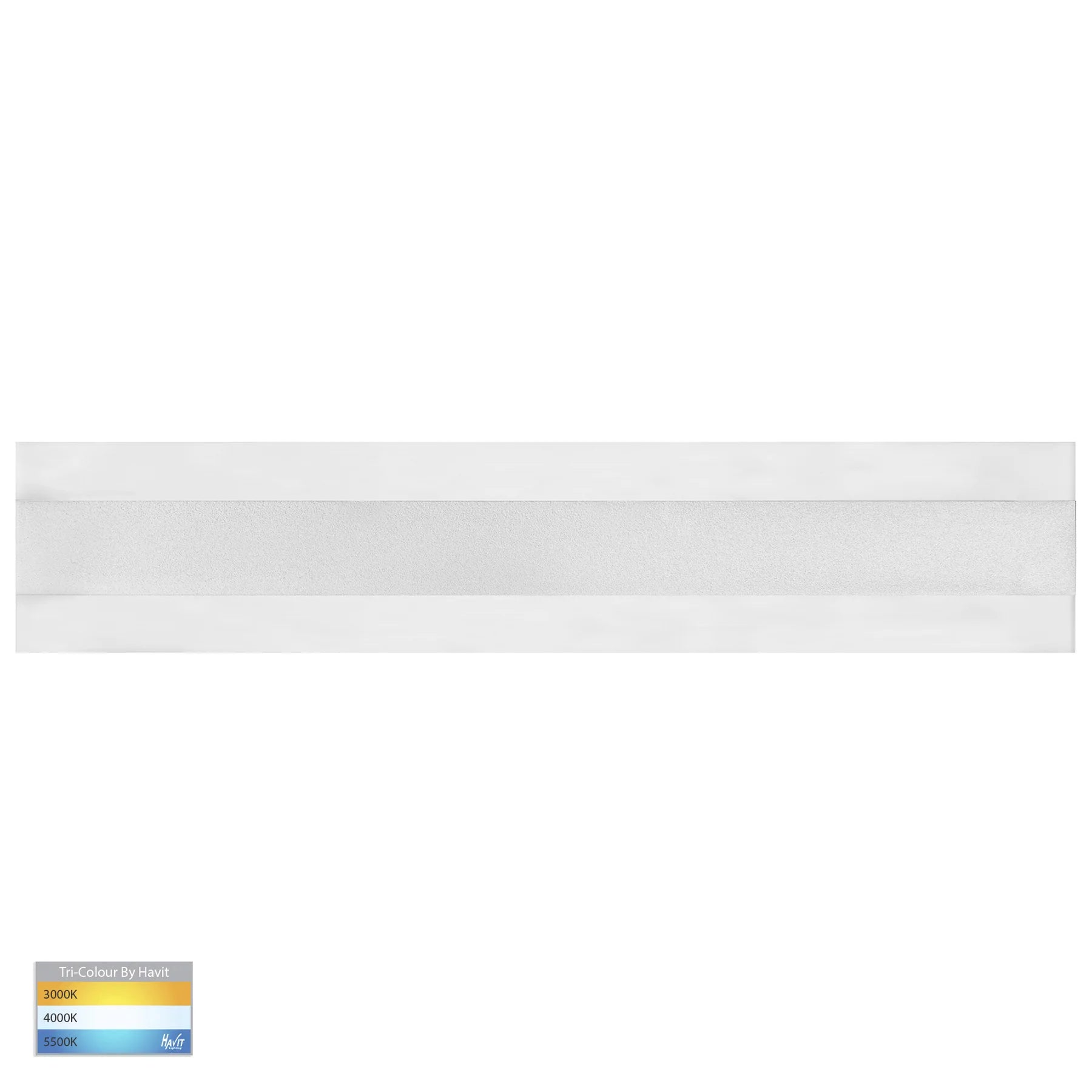 Havit Barline 600mm Exterior Wall Lights Tri- White 9W-18W 240V/24V IP65- HV3582T-WHT
