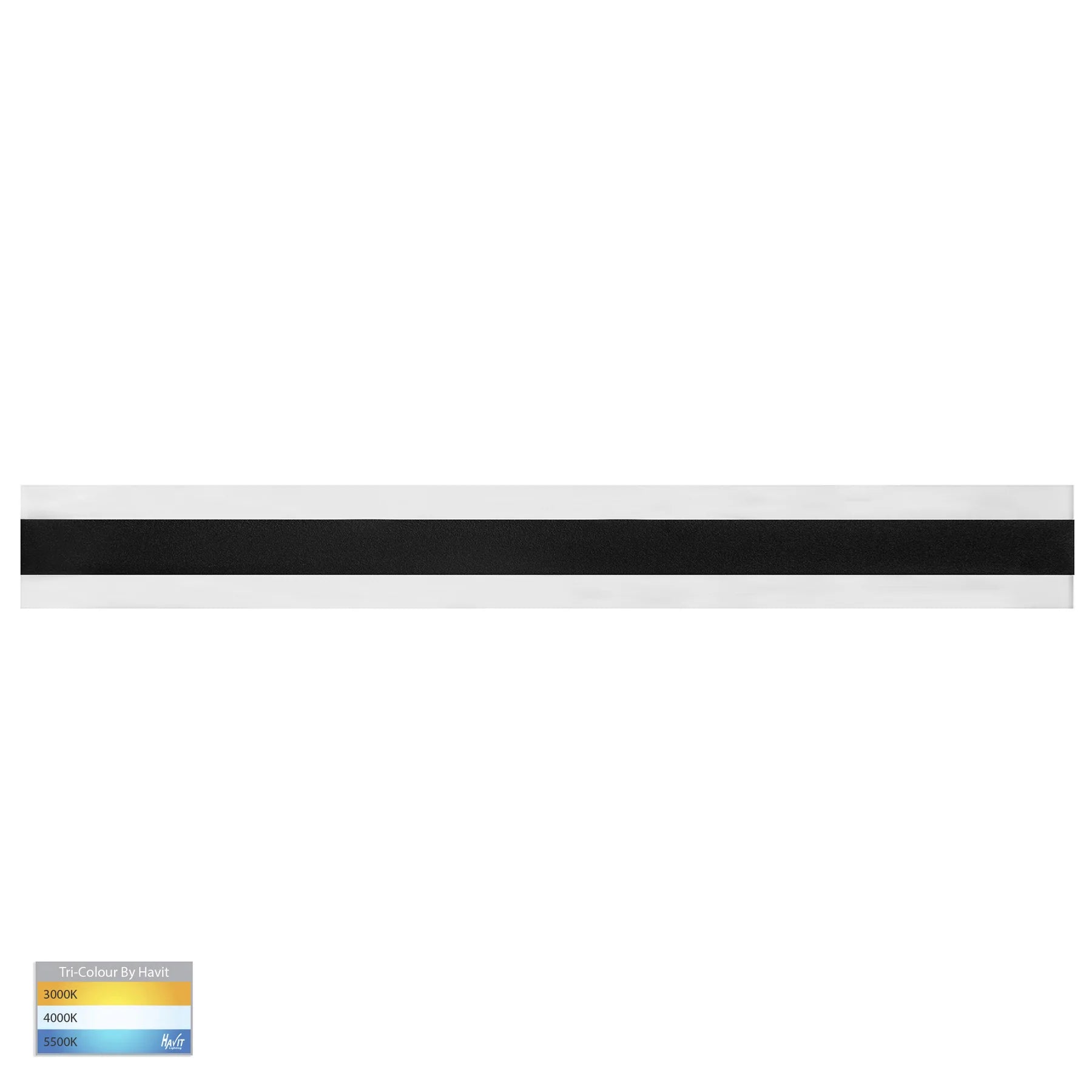 Havit Barline 1000mm Exterior Wall Lights Tri- Black 15W-30W 240V/24V IP65- HV3584T-BLK
