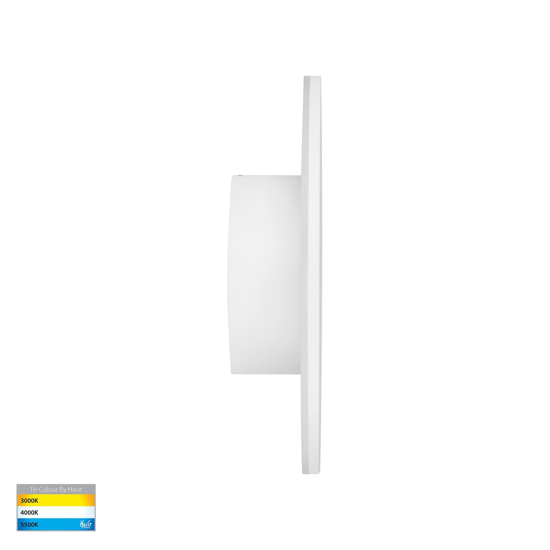 Havit Halo LED Exterior Wall Light Tri - White 12W 12V IP65 - HV3592T-WHT-12V