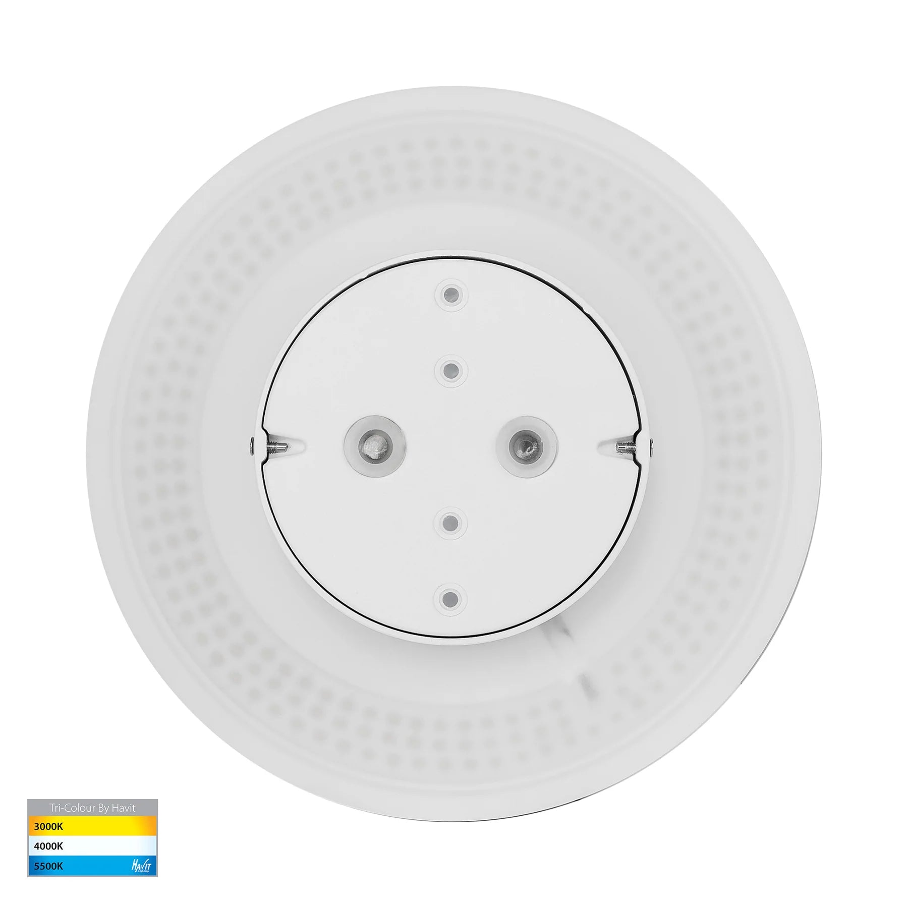 Havit Halo Exterior Wall Lights Tri - White 18W 12V/240V IP65 - HV3593T-WHT - Havit Lighting
