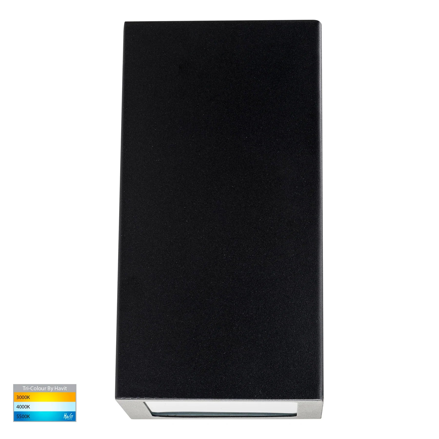 Havit Taper Wedge Exterior Wall Lights Tri - Black 9W 240V IP44 - HV3601T-BLK- Havit Lighting