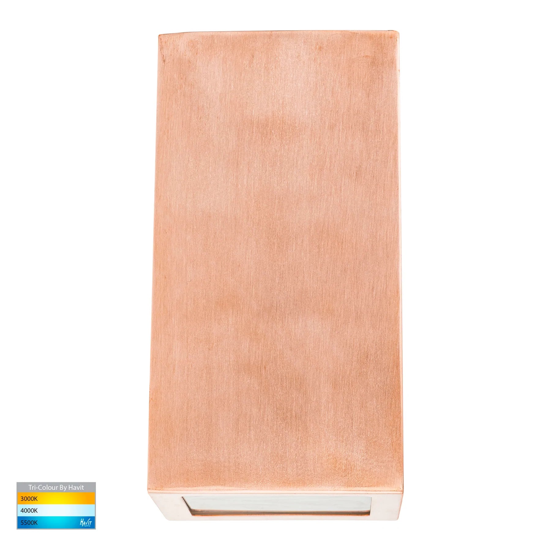 Havit Taper Wedge Exterior Wall Lights Tri - Copper 9W 240V IP44 - HV3601T-CP - Havit Lighting