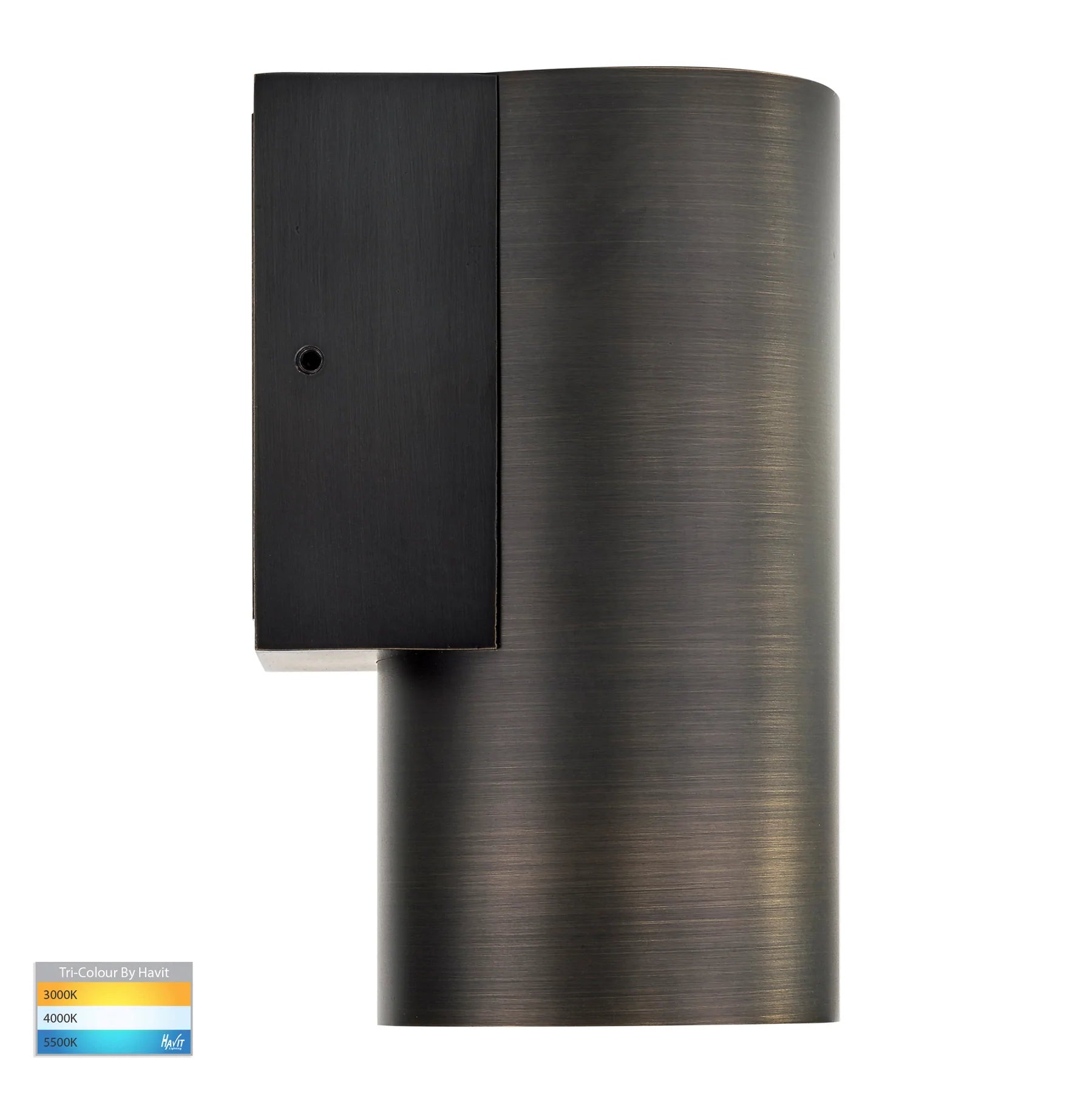Havit Aries Fixed Down Exterior Wall Lights Tri - Antique Brass 6W 240V IP65 - HV3625T-AB - Havit Lighting