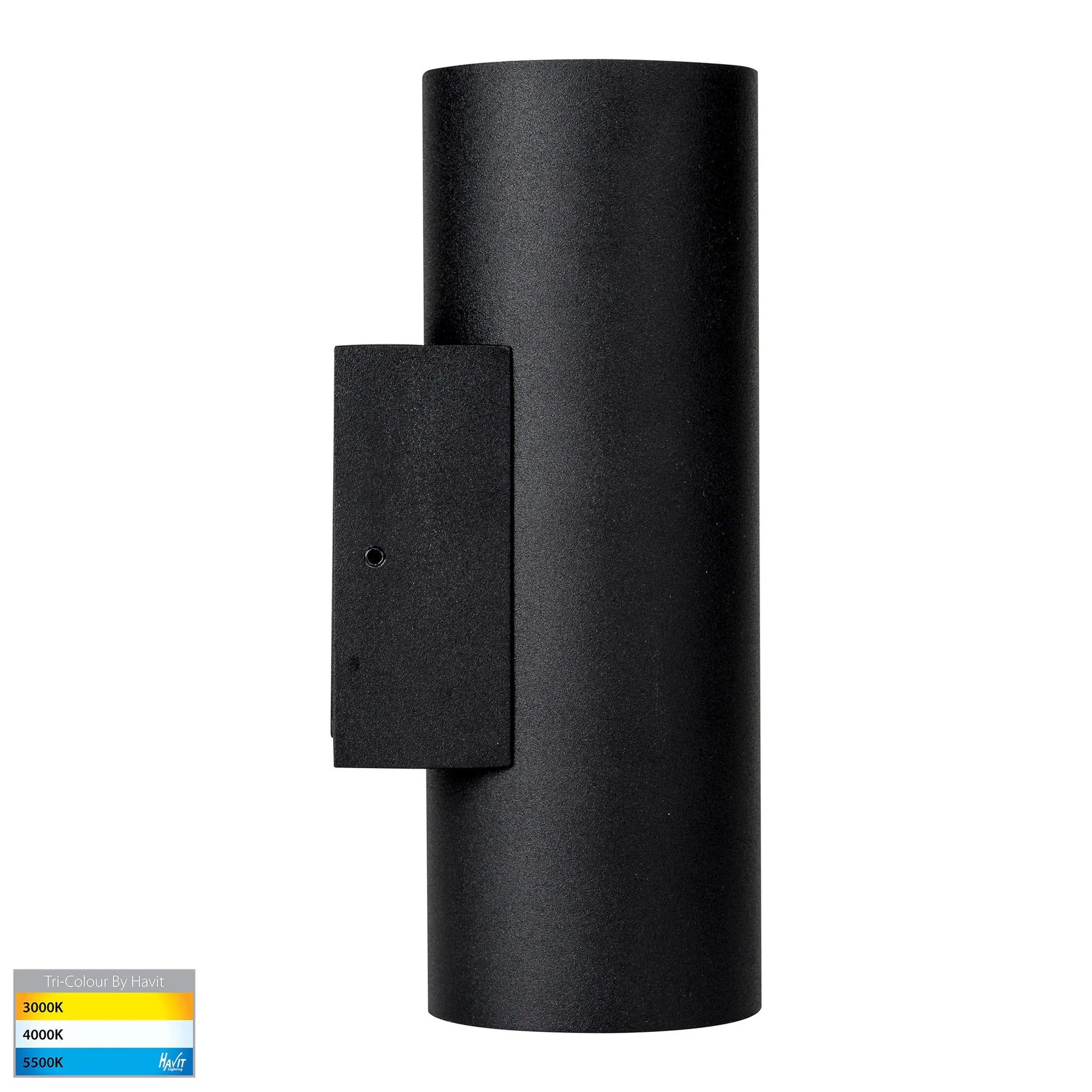 Havit Aries Up & Down Exterior Wall Lights Tri - Black 316 Stainless Steel 2x6W 240V IP65 - HV3626T-BLK - Havit Lighting