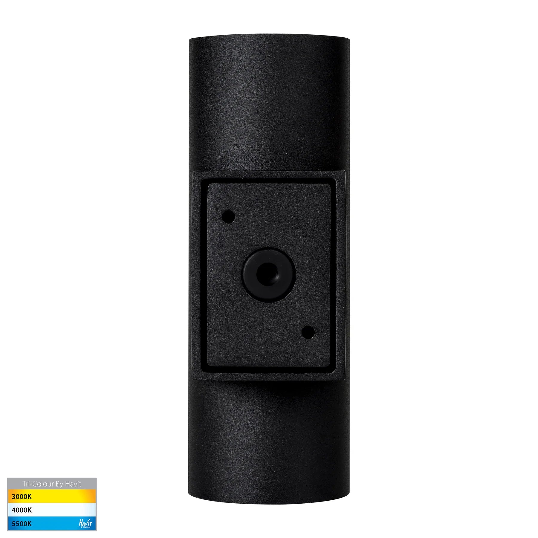 Havit Aries Up & Down Exterior Wall Lights Tri - Black 316 Stainless Steel 2x6W 240V IP65 - HV3626T-BLK - Havit Lighting