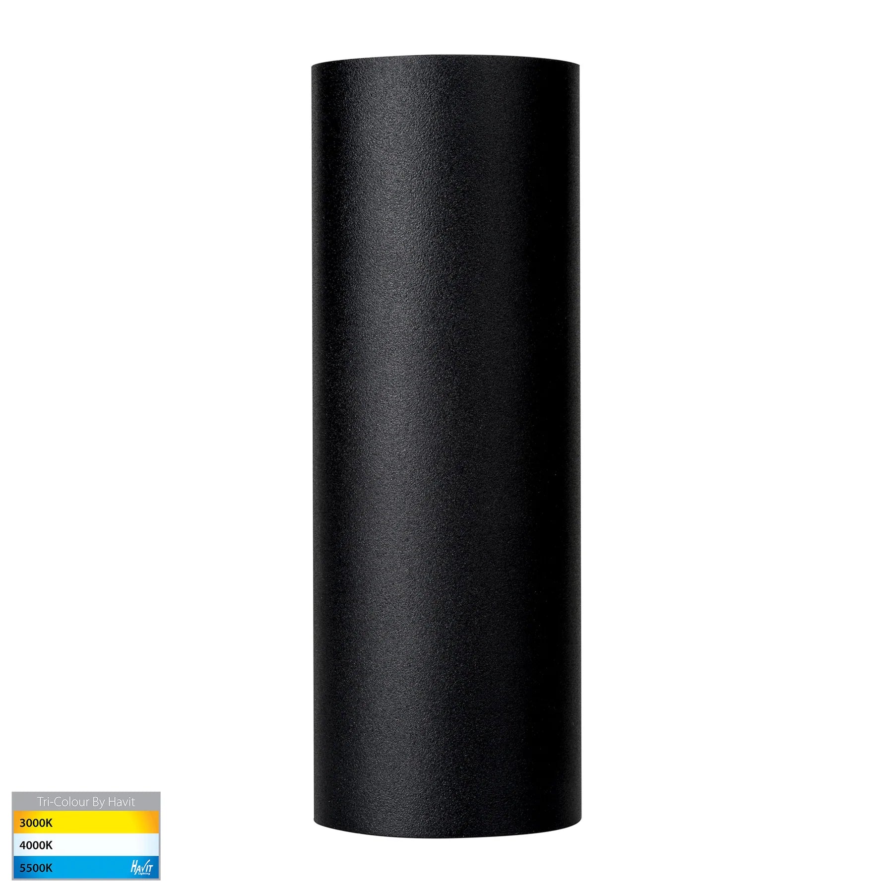 Havit Aries Up & Down Exterior Wall Lights Tri - Black 316 Stainless Steel 2x6W 240V IP65 - HV3626T-BLK - Havit Lighting
