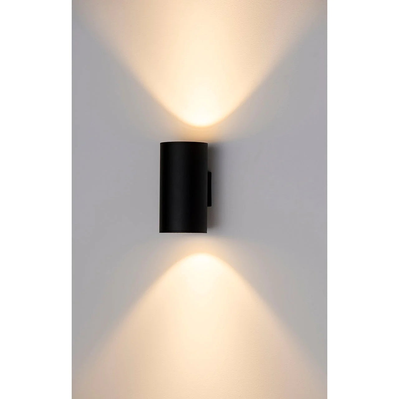 Havit Porter Large Up & Down Exterior Wall Lights Tri - Black 2x15W 240V IP54 - HV3629T-BLK - Havit Lighting