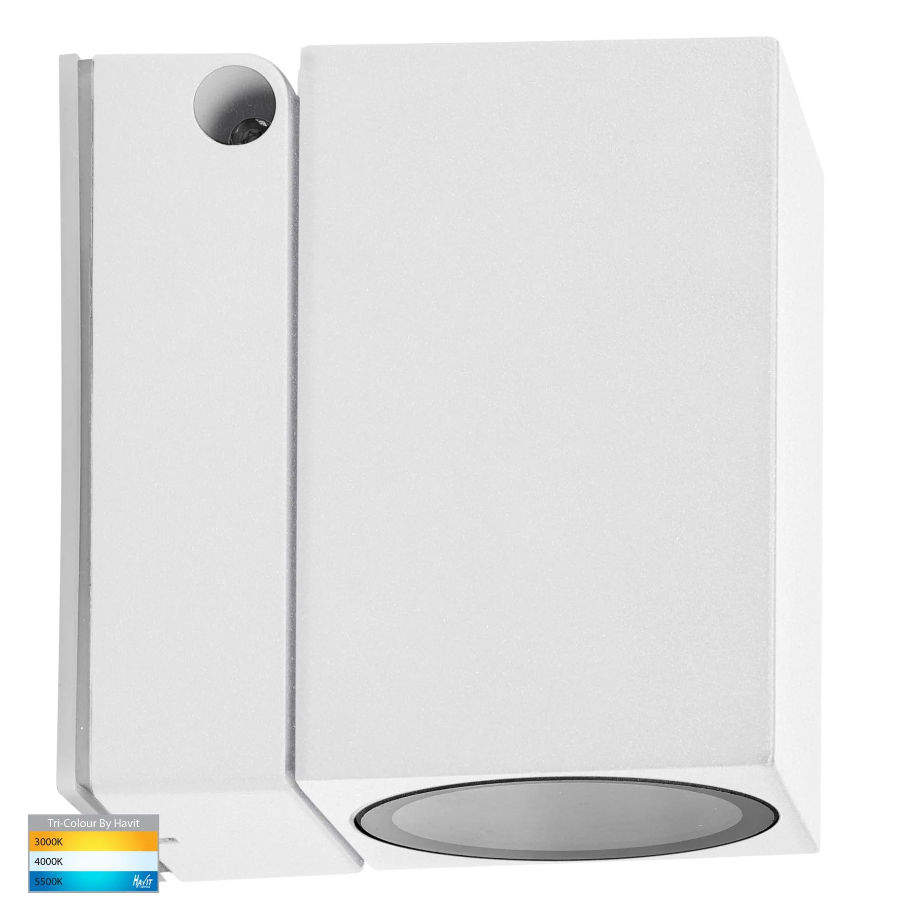Havit Accord Single Adjustable Spot Exterior Wall Lights Tri - White 5W 240V IP54 - HV3630T-WHT-Havit Lighting