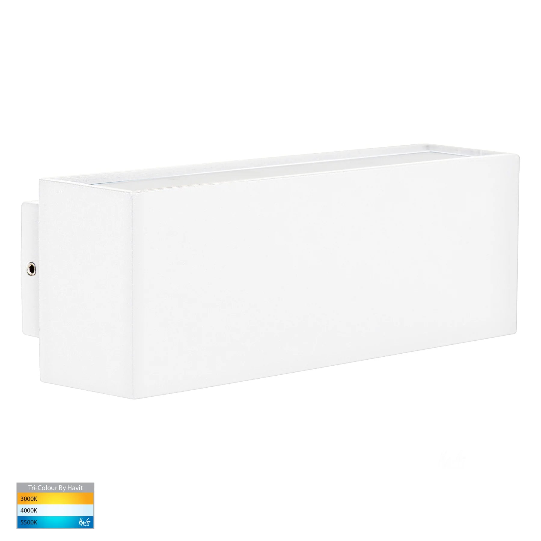 Havit Blokk Up & Down Exterior Wall Lights Tri - White 2x4.5W 240V IP54 - HV3639T-WHT - Havit Lighting