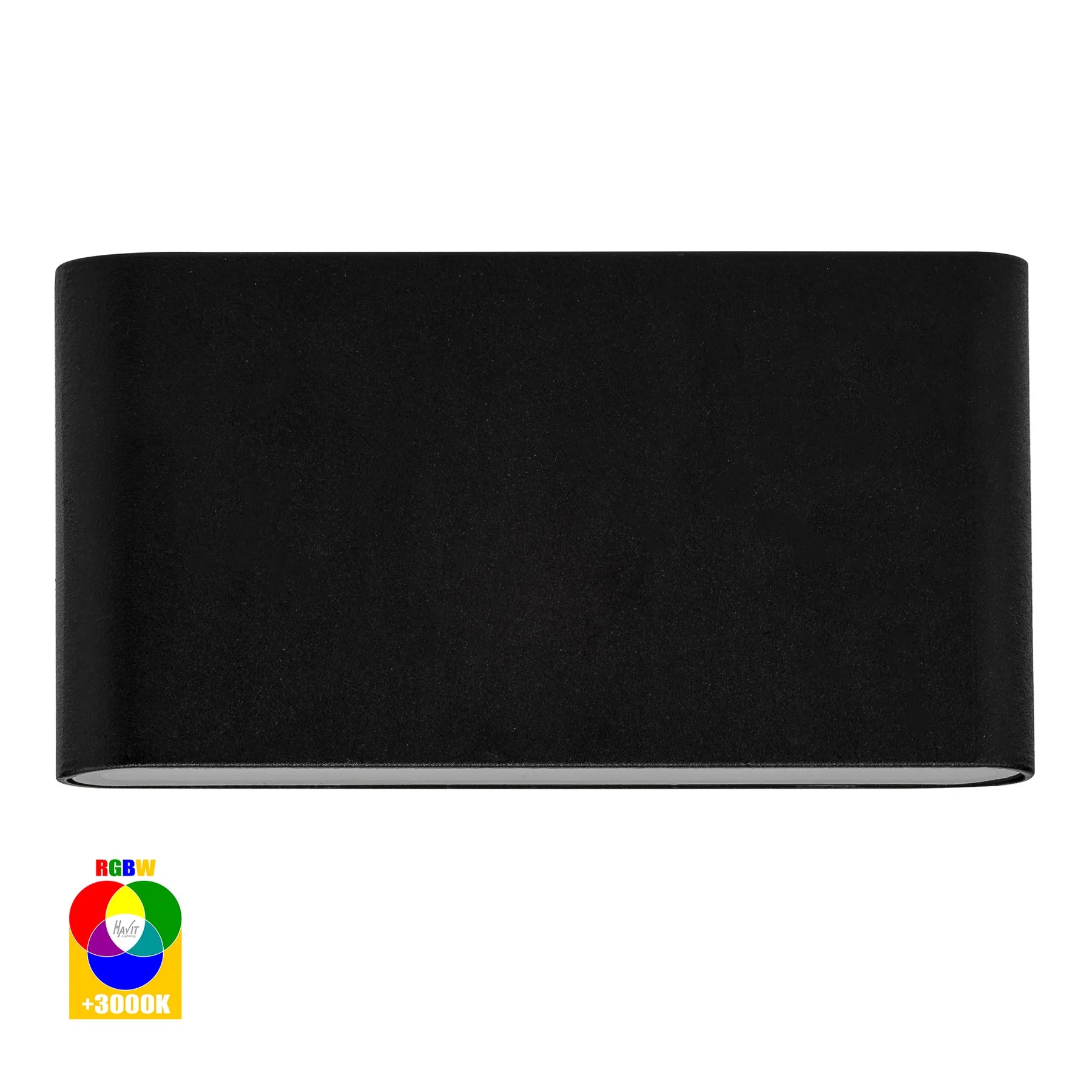 Havit Lisse Up & Down Exterior Wall Lights RGBW Black 2x5W 12V IP54 - HV3644RGBW-BLK- Havit Lighting