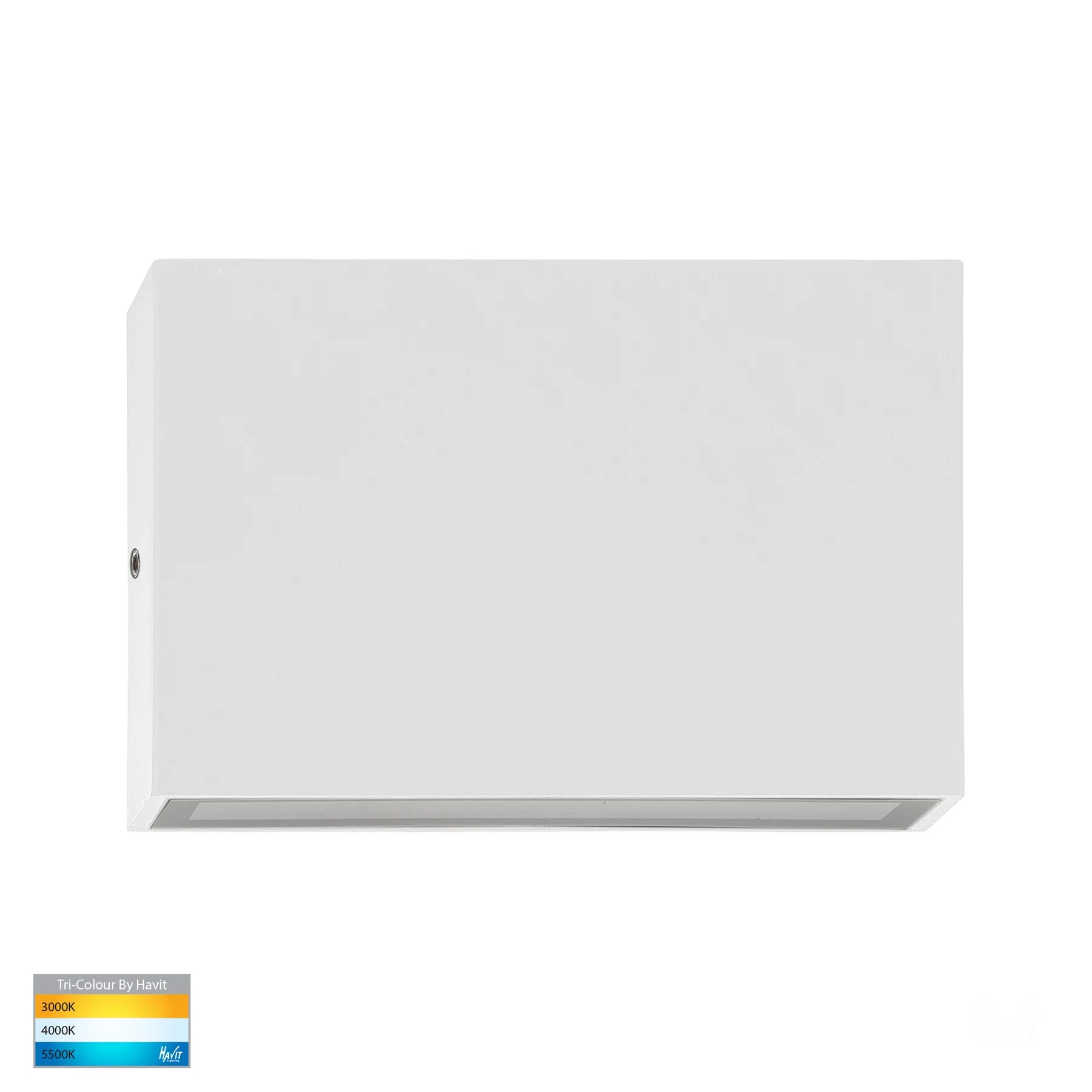 Havit Essil Fixed Down Exterior Wall Lights Tri - White 4W 12V/240V IP54 - HV3645T-WHT-12V, HV3645T-WHT-240V - Havit Lighting