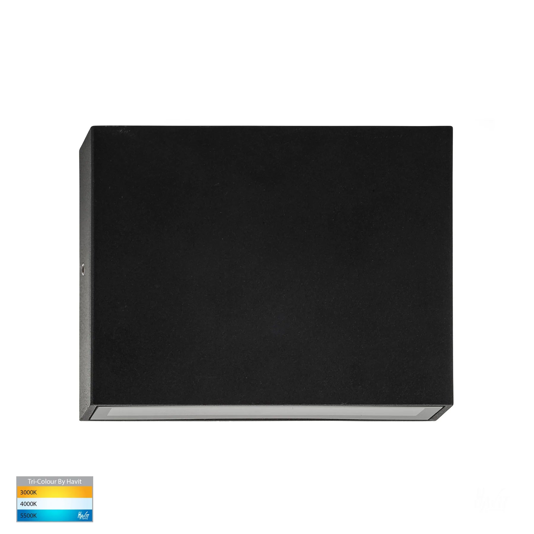 Havit Essil Up & Down Exterior Wall Lights Tri - Black 2x3W 12V/240V IP54 - HV3646T-BLK-12V, HV3646T-BLK-240V- Havit Lighting