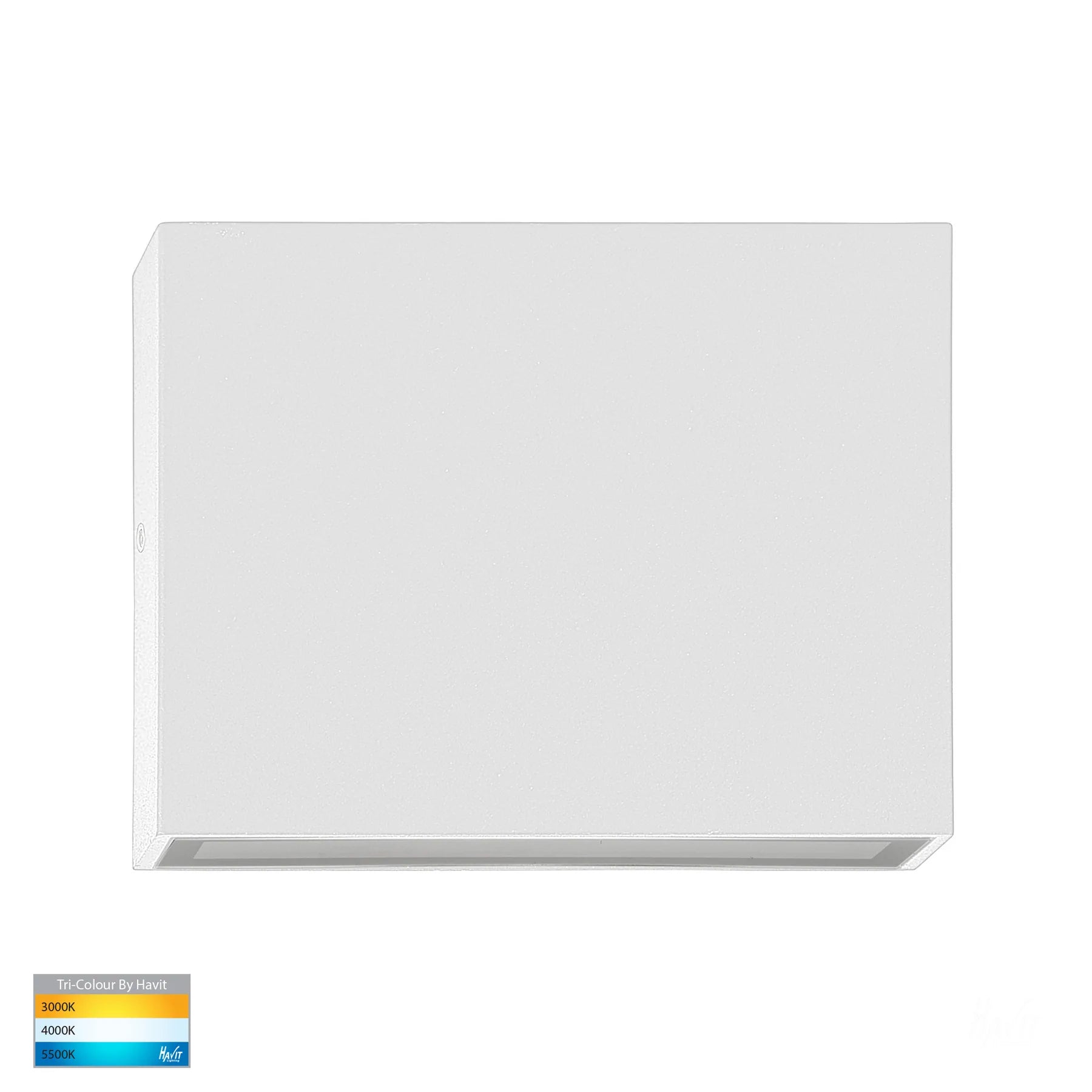 Havit Essil Up & Down Exterior Wall Lights Tri - White 2x3W 12V/240V IP54 - HV3646T-WHT-12V, HV3646T-WHT-240V-Havit Lighting