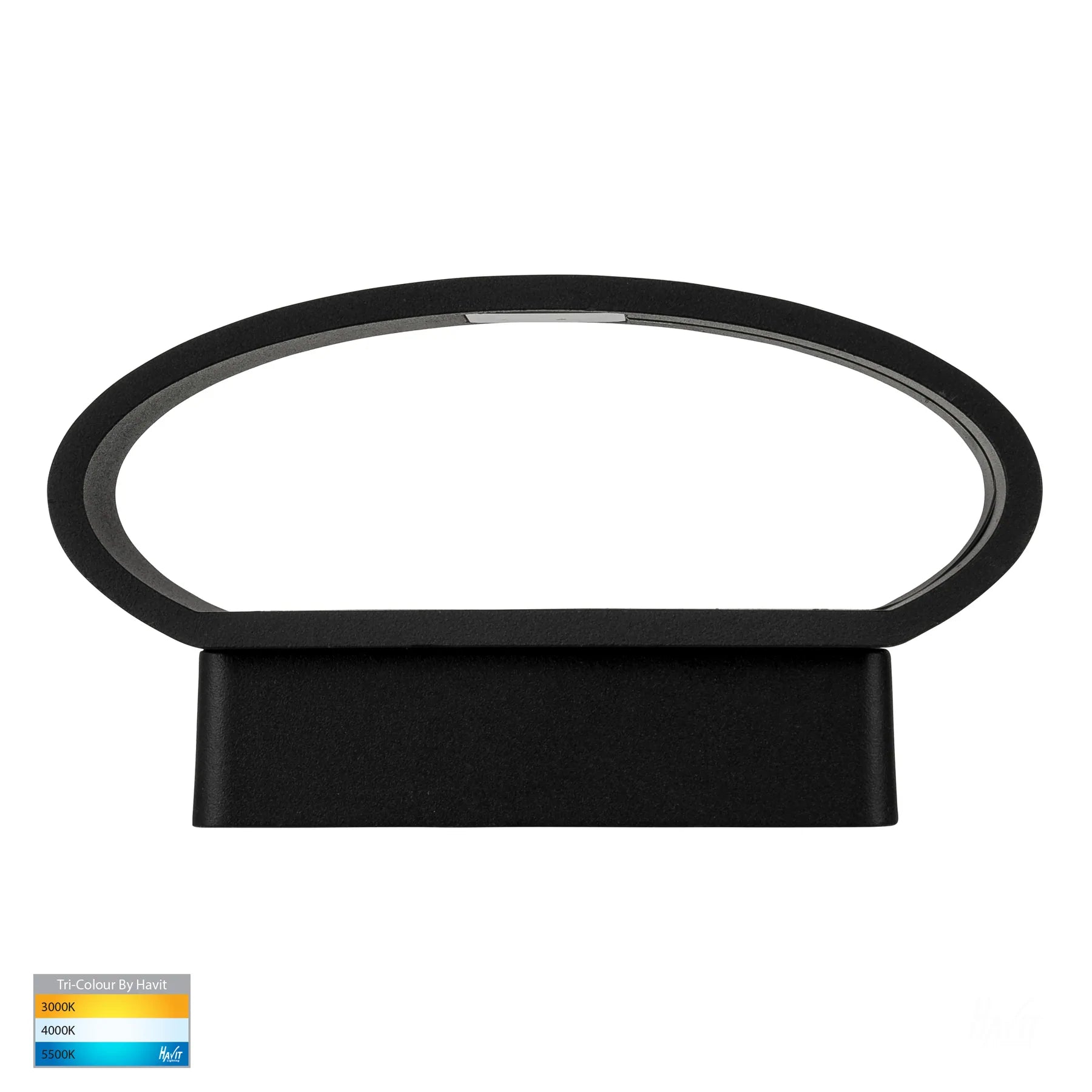 Havit Luxe Up & Down Exterior Wall Lights Tri - Black 9W 240V IP54 - HV3661T-BLK -Havit Lighting
