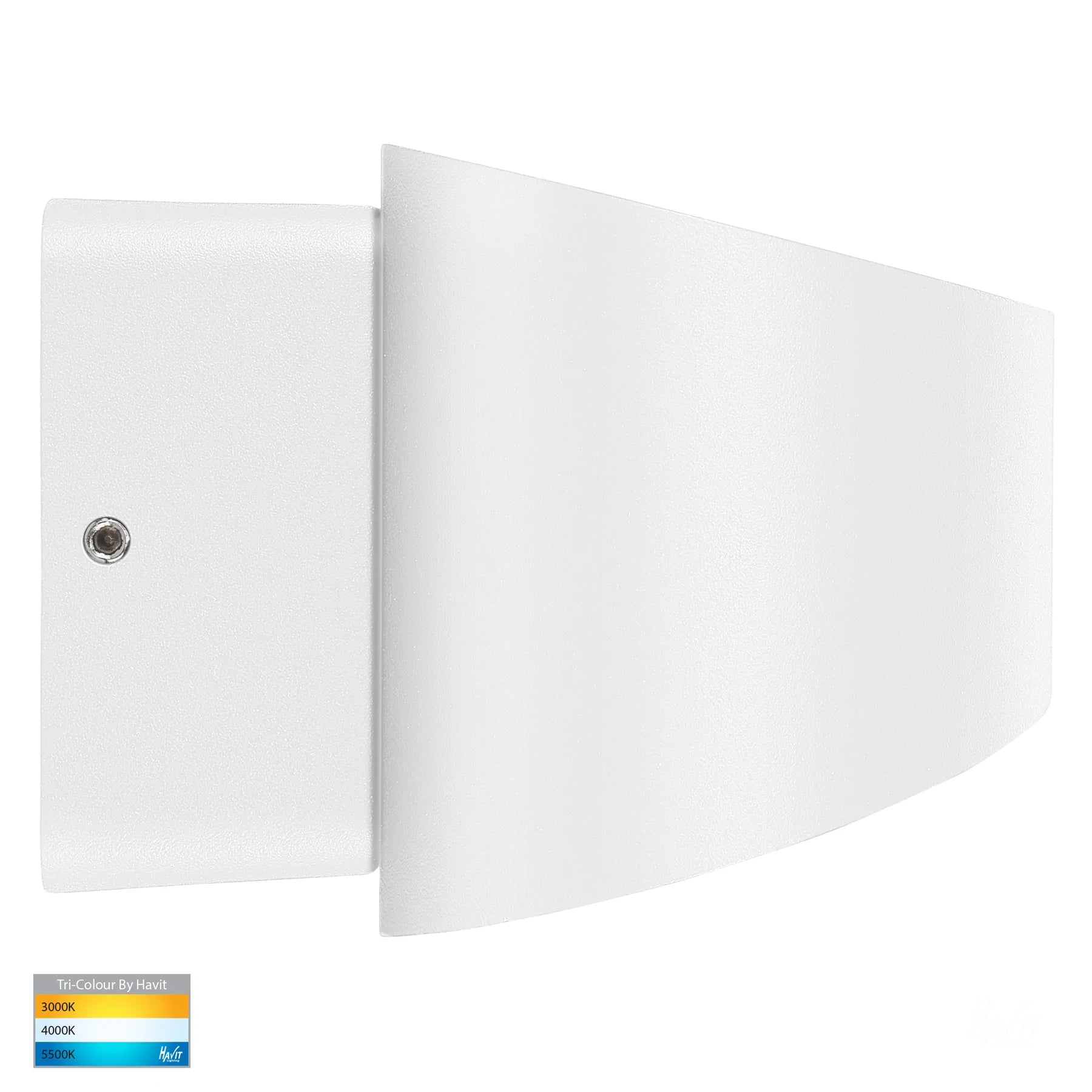 Havit Luxe Up & Down Exterior Wall Lights Tri - White 9W 240V IP54 - HV3661T-WHT - Havit Lighting